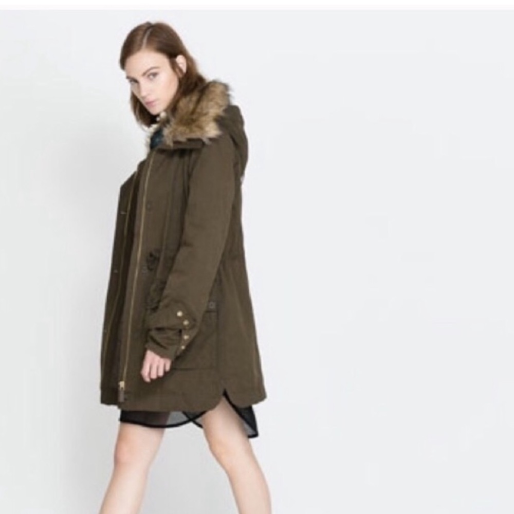 Zara Trafaluc Utility Parka